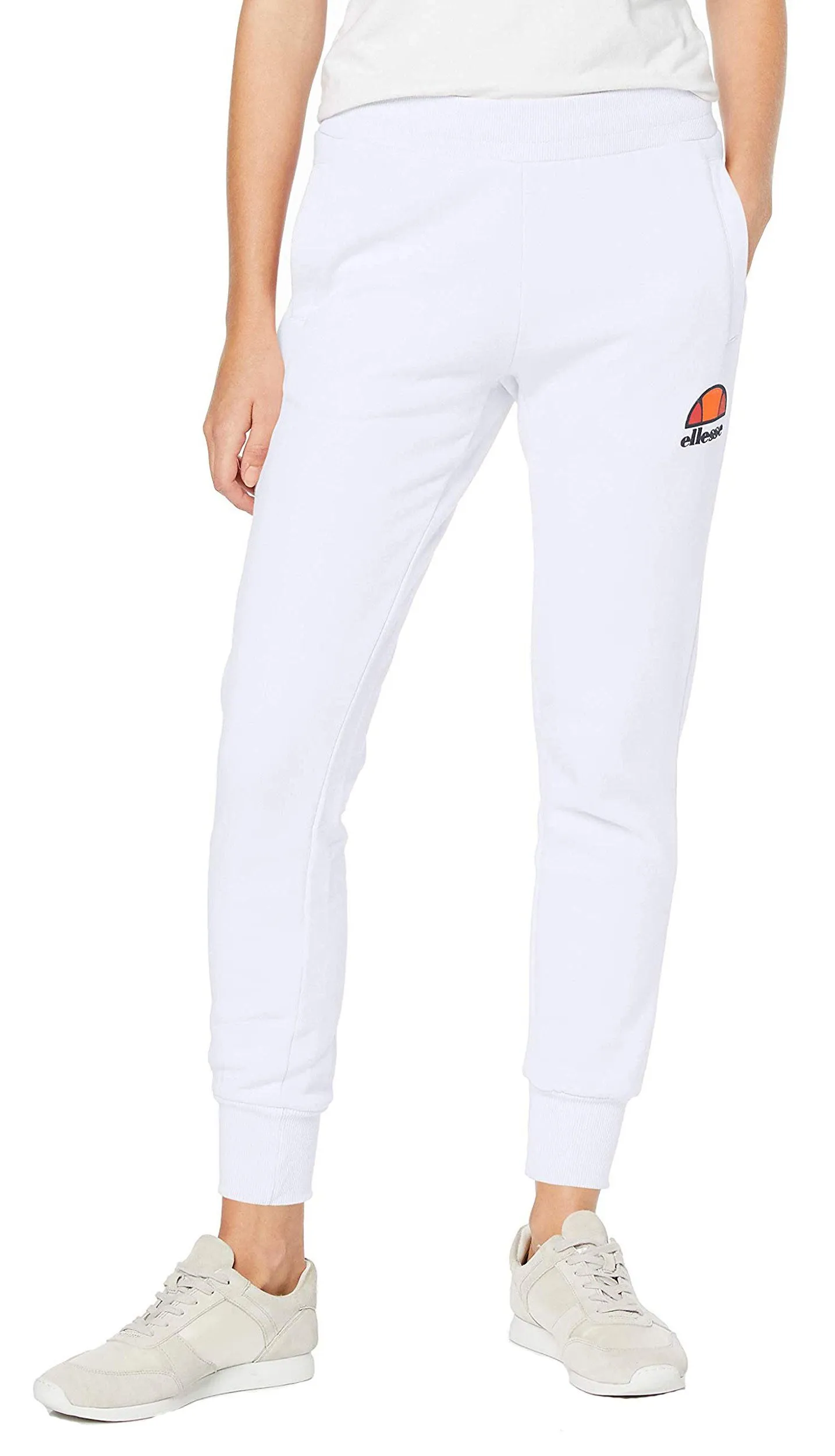 Ellesse Womens Queenstown Jogging Sweat Pants White