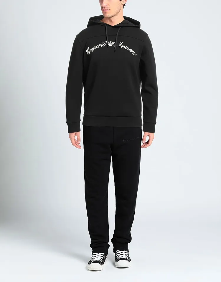 EMPORIO ARMANI  |Long Sleeves Long Sleeve T-shirt Logo Hoodies