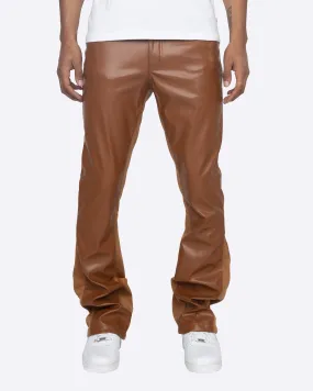 EPTM JALEN FLARE PANTS-BROWN