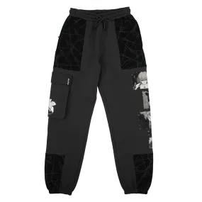 Evangelion Black Cargo Sweatpants