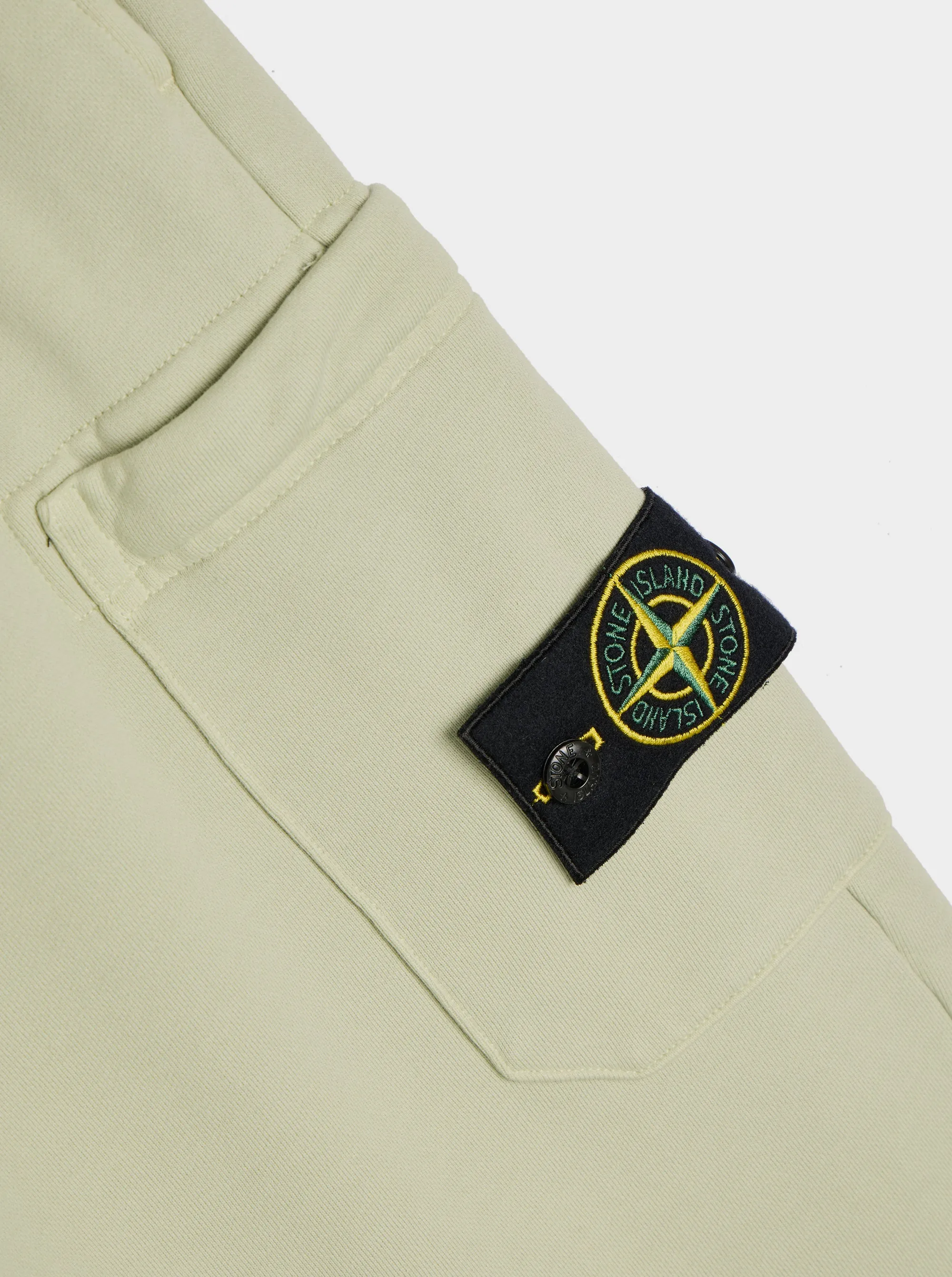 Garment Dyed Cotton Fleece Cargo Jogging Pant, Pistachio