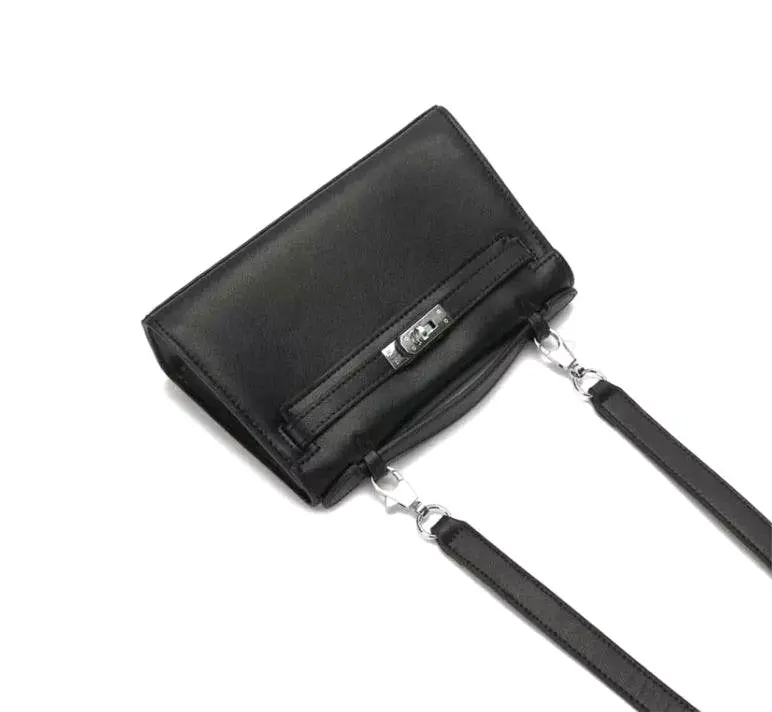 Genuine Leather Black 22 Mini Bag