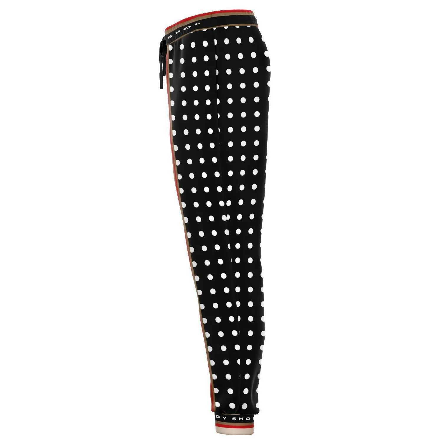 Gold Line Polka Unisex Eco-Poly Joggers