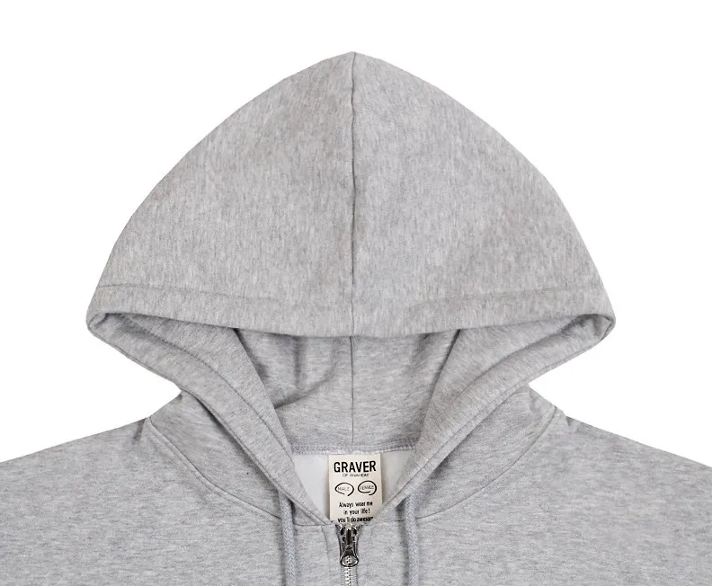 GRAVER  |[GRAVER]★ELBOW HEART SMILE HOODED ZIP-UP