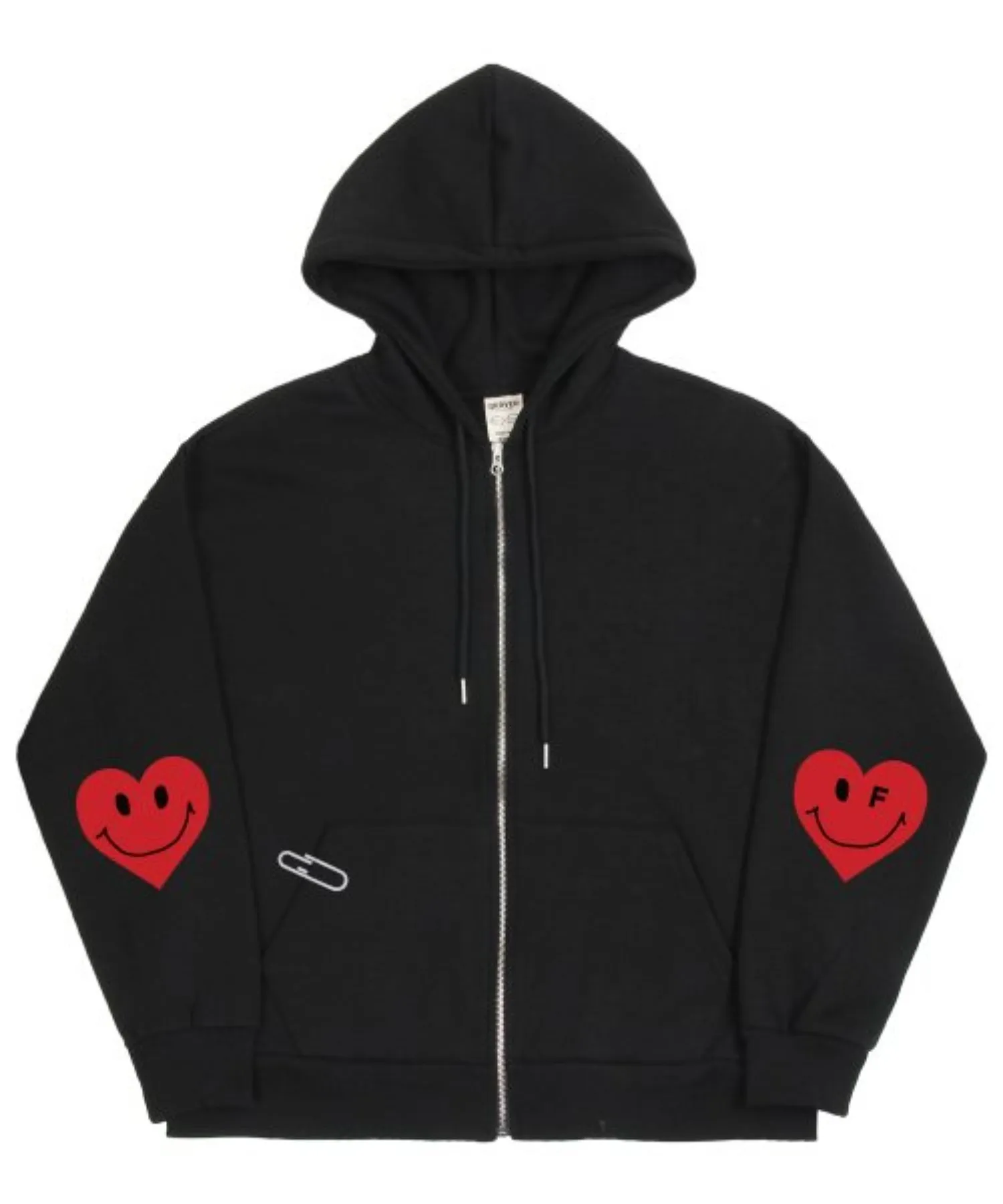 GRAVER  |[GRAVER]★ELBOW HEART SMILE HOODED ZIP-UP