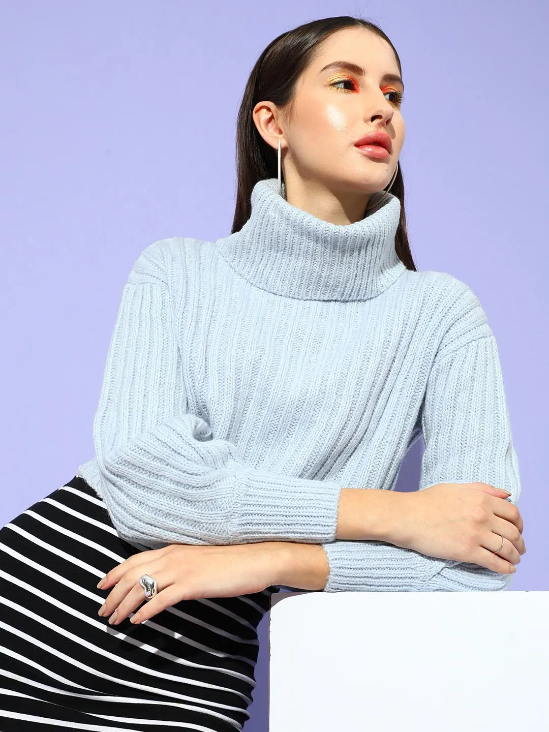 High Neck Sweater