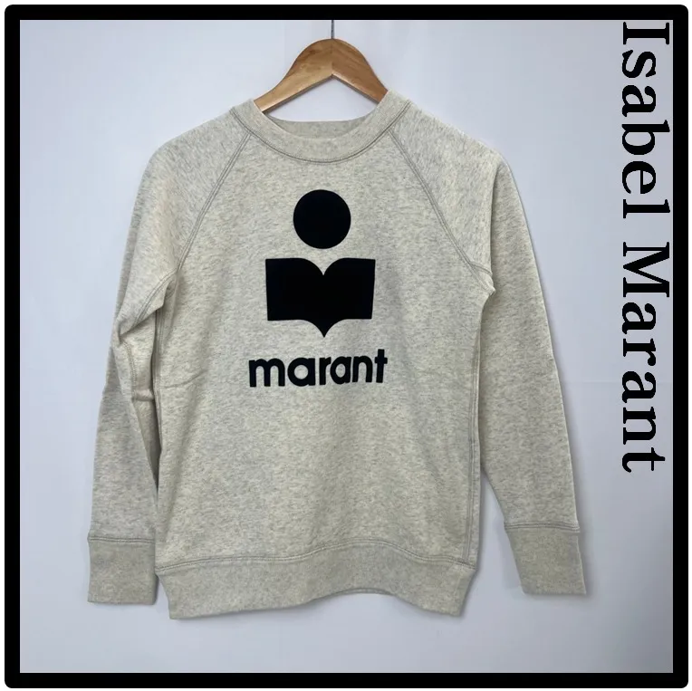 Isabel Marant  |Unisex Street Style Logo Hoodies & Sweatshirts