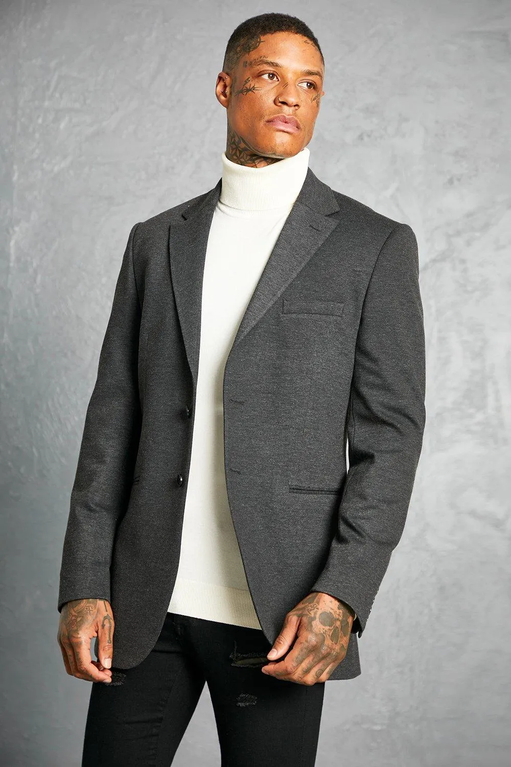 Jersey Longline Blazer