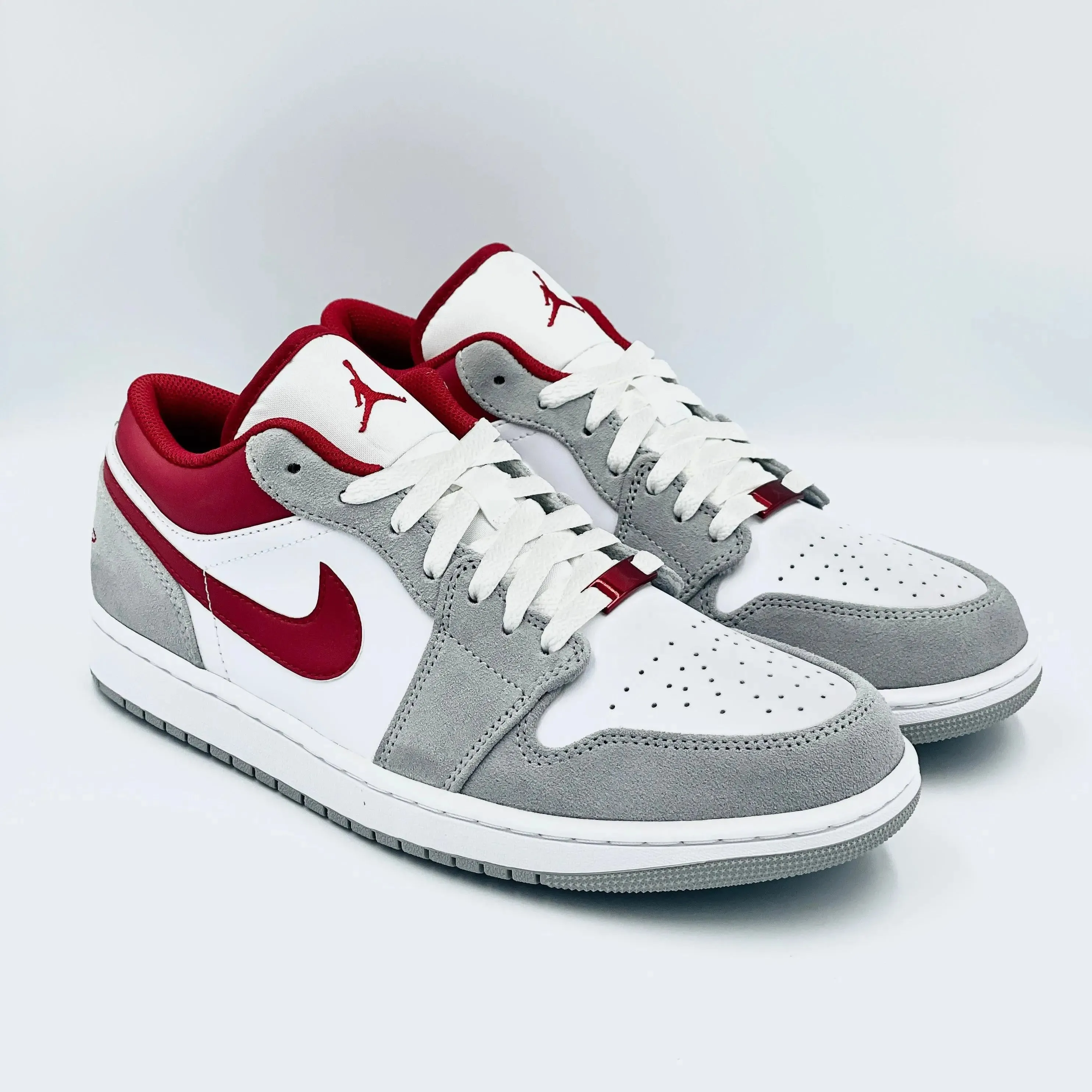 Jordan 1 Low Smoke Grey Gym Red