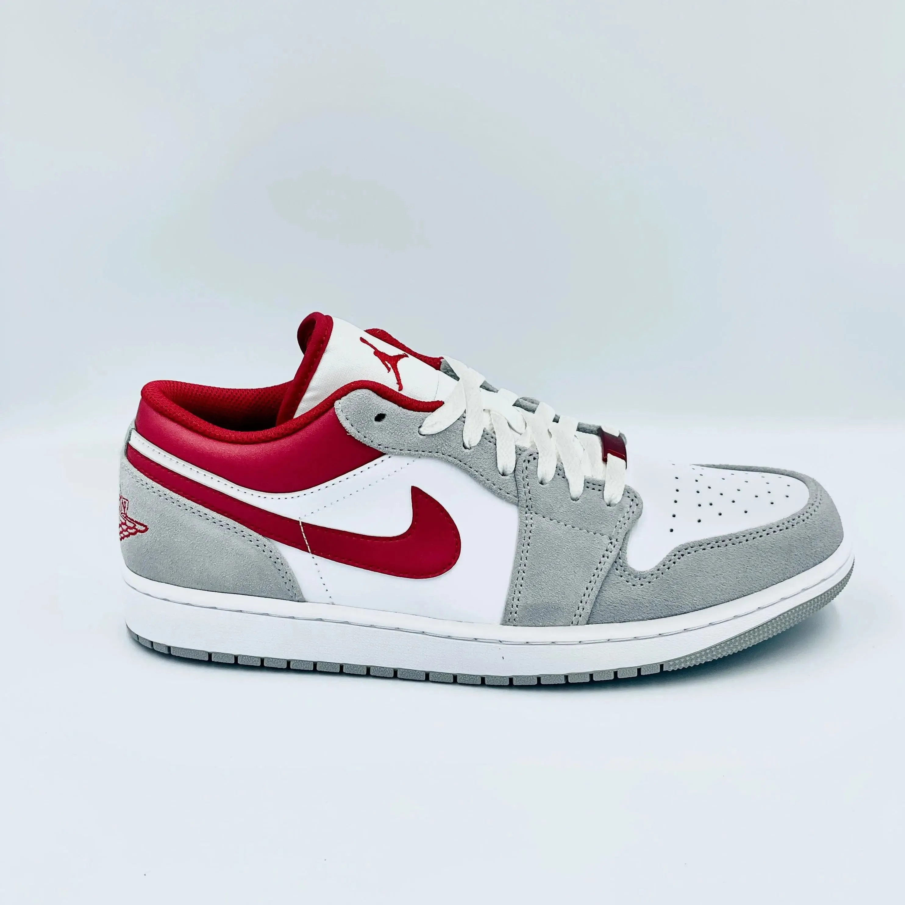 Jordan 1 Low Smoke Grey Gym Red