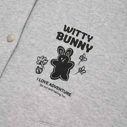 KIRSH  |[ KIRSH ]★WITTY BUNNY BUTTON HOODIE ZIP UP