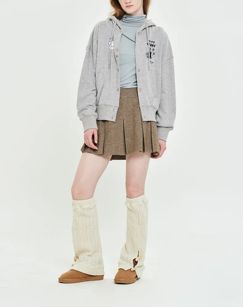 KIRSH  |[ KIRSH ]★WITTY BUNNY BUTTON HOODIE ZIP UP