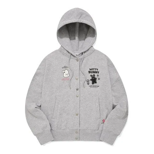 KIRSH  |[ KIRSH ]★WITTY BUNNY BUTTON HOODIE ZIP UP