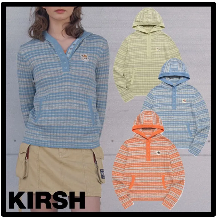 KIRSH  |Street Style Logo Hoodies & Sweatshirts