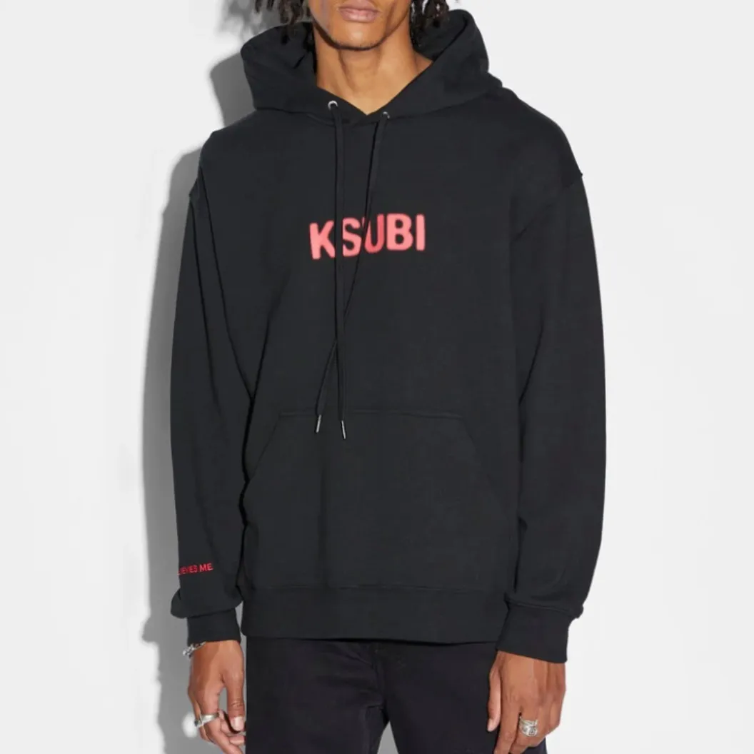 KSUBI  |Unisex Street Style Long Sleeves Cotton Logo Hoodies