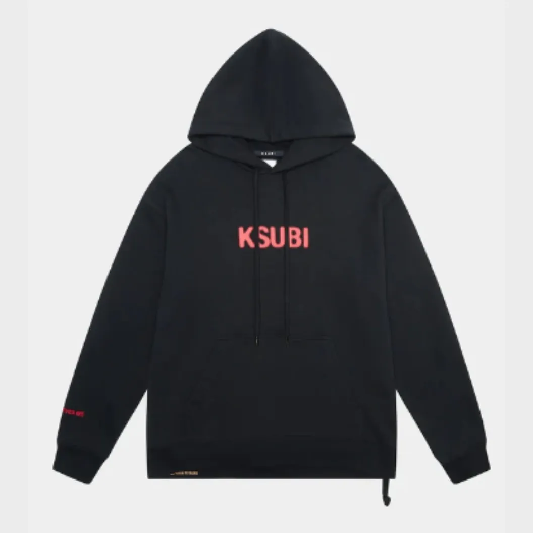 KSUBI  |Unisex Street Style Long Sleeves Cotton Logo Hoodies