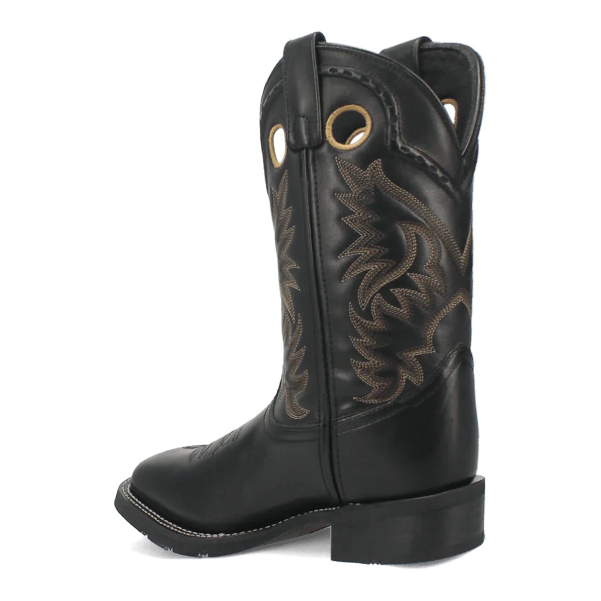 Laredo Men's Kane Square Toe Western Boot in Black