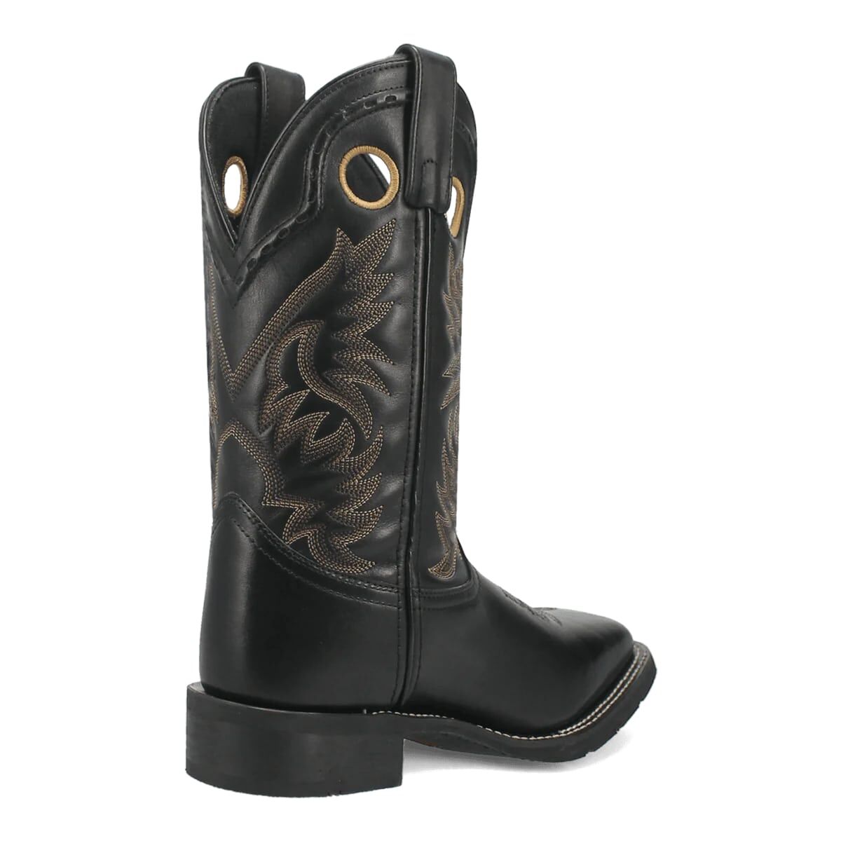 Laredo Men's Kane Square Toe Western Boot in Black