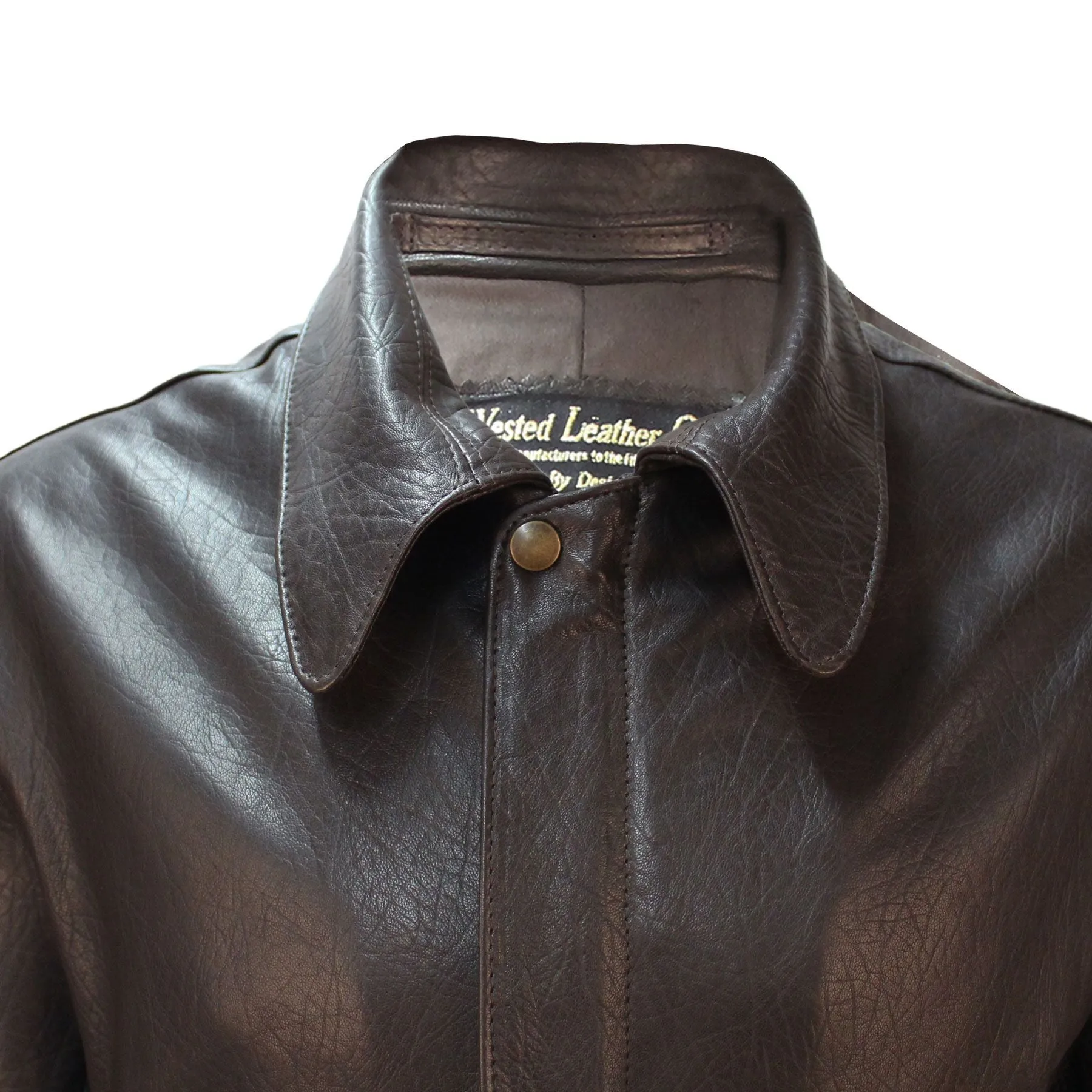 Last Crusade/Crystal Skull Jacket in Washed Lambskin