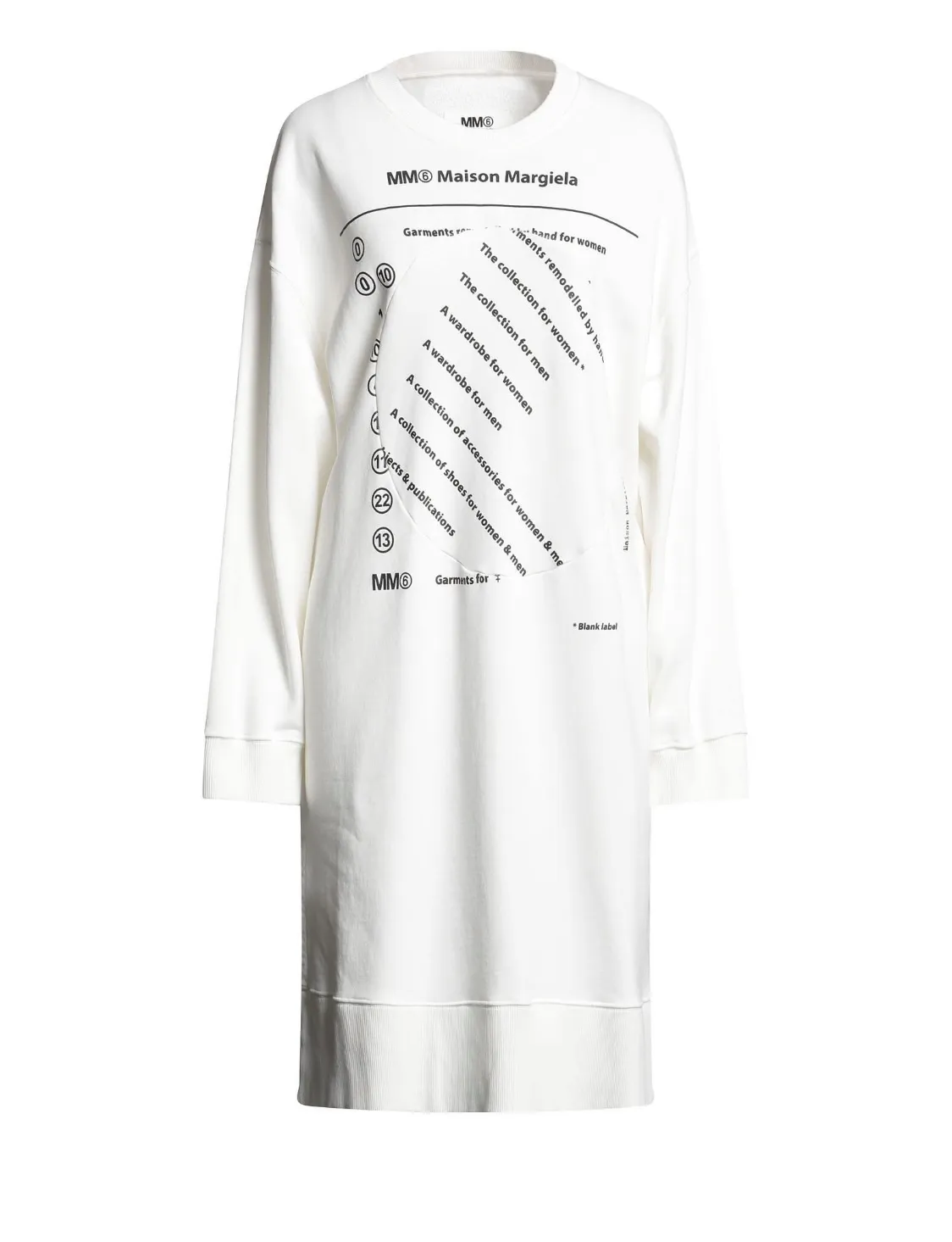 MM6 Maison Margiela  |Crew Neck Sweat Long Sleeves Cotton Logo