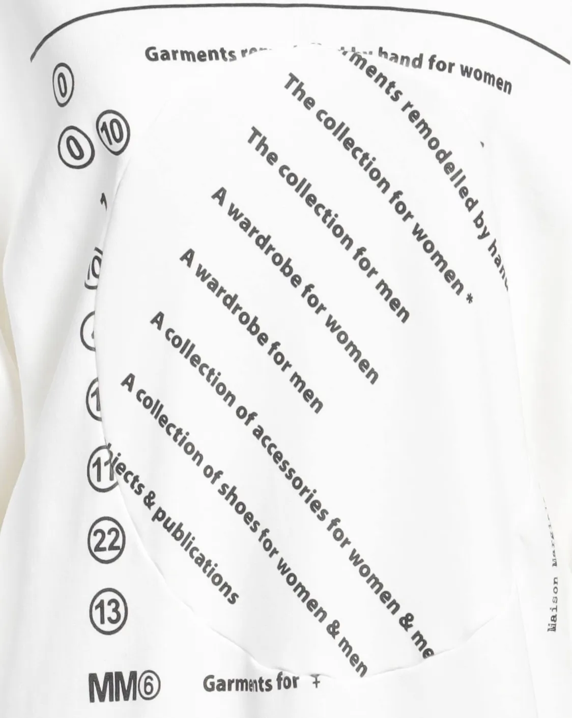 MM6 Maison Margiela  |Crew Neck Sweat Long Sleeves Cotton Logo