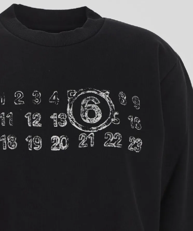 MM6 Maison Margiela  |Street Style Logo Hoodies & Sweatshirts