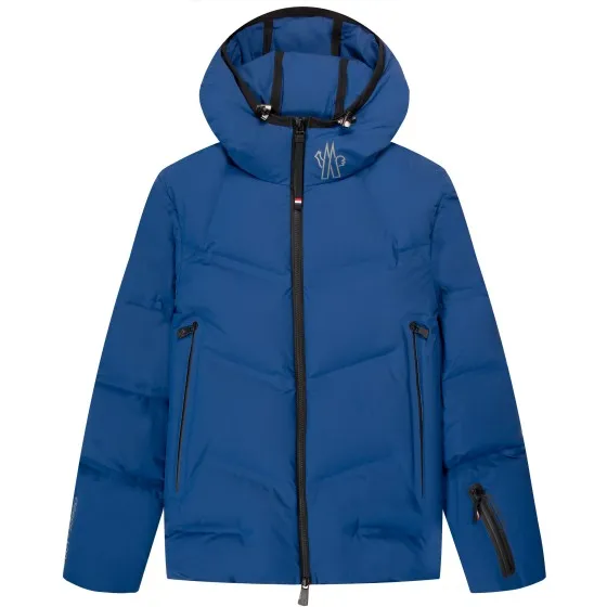 Moncler Grenoble Arcesaz Short Down Jacket Cobalt Blue