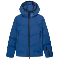 Moncler Grenoble Arcesaz Short Down Jacket Cobalt Blue