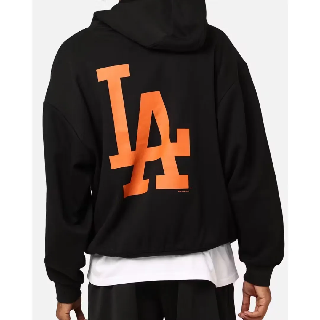 New Era  |Street Style Long Sleeves Cotton Logo Hoodies