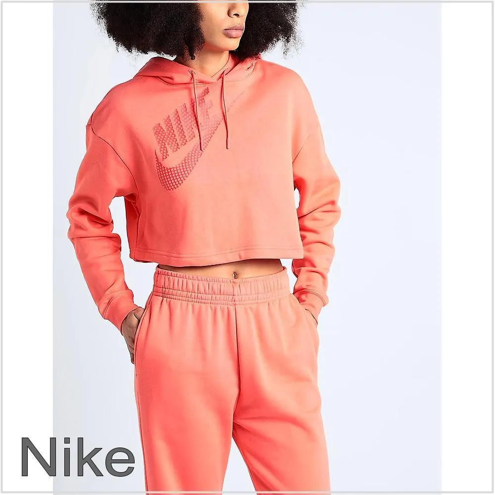 Nike  |Street Style Long Sleeves Cotton Logo Hoodies & Sweatshirts