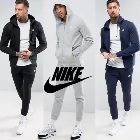 Nike  |Street Style Long Sleeves Plain Logo Hoodies