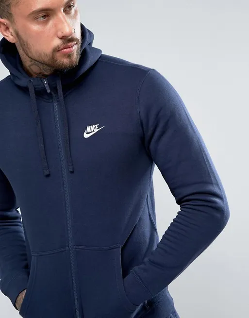 Nike  |Street Style Long Sleeves Plain Logo Hoodies