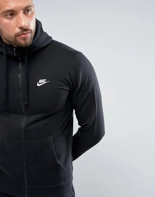 Nike  |Street Style Long Sleeves Plain Logo Hoodies