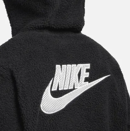 Nike  |Unisex Street Style Shearling Logo Hoodies & Sweatshirts