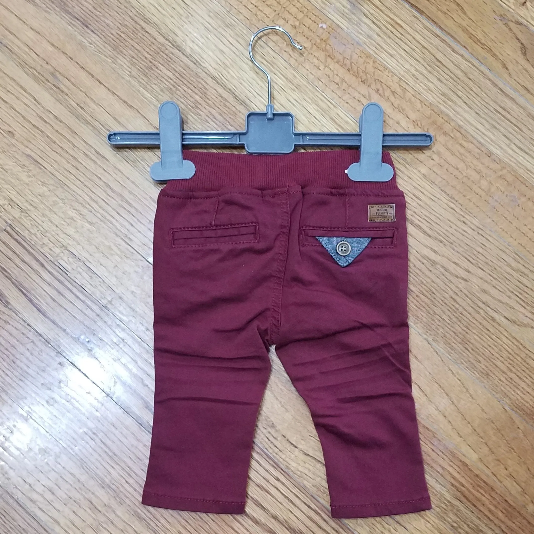 Noruk Baby Boy Burgundy Pants