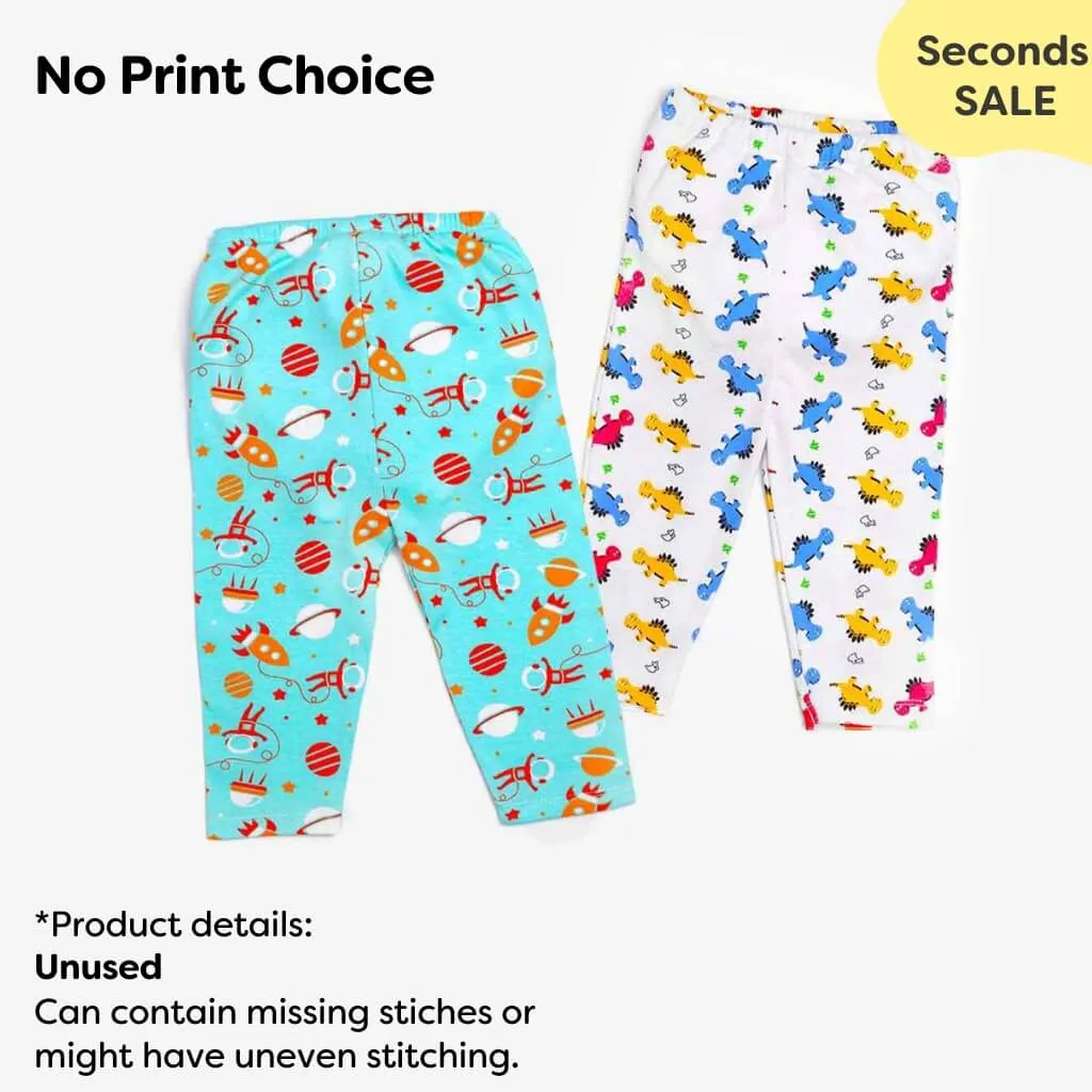 Pack of 2 Diaper Pants (with Stitch Defects) - No Print Choice