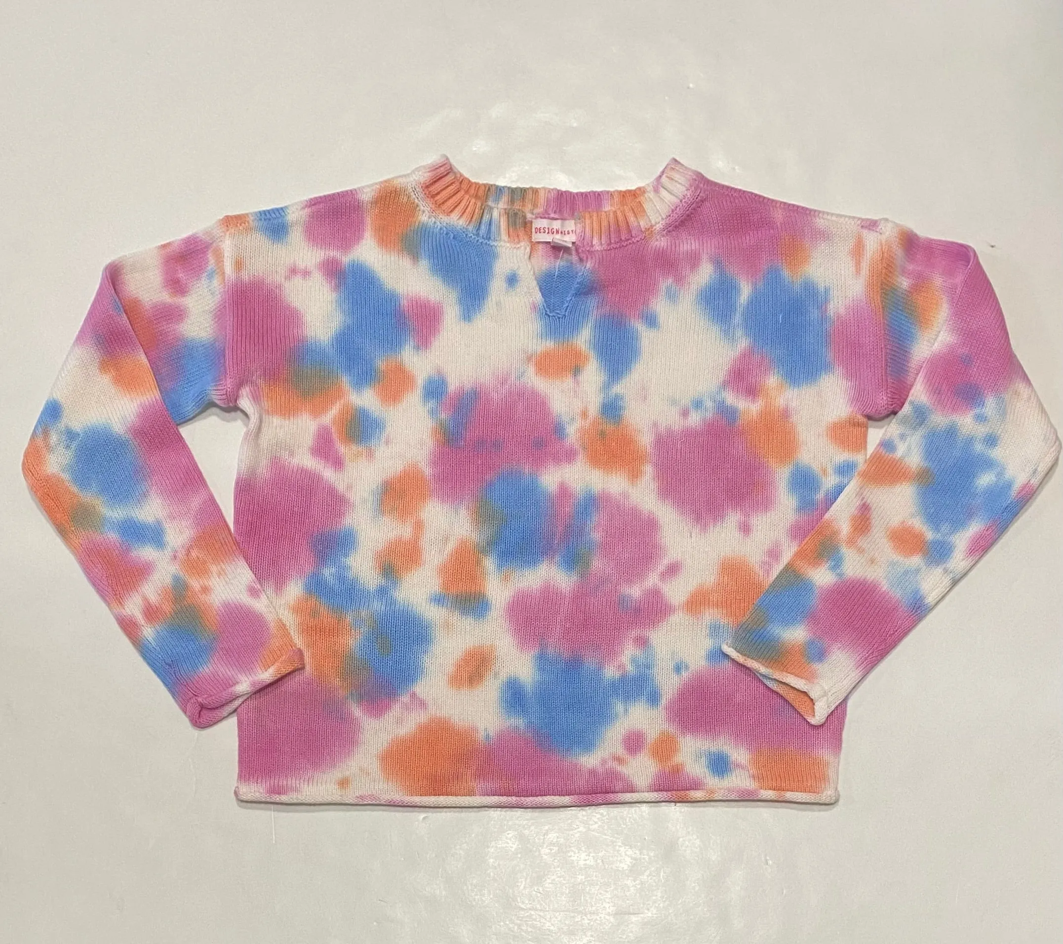 Peach Tie Dye Sweater