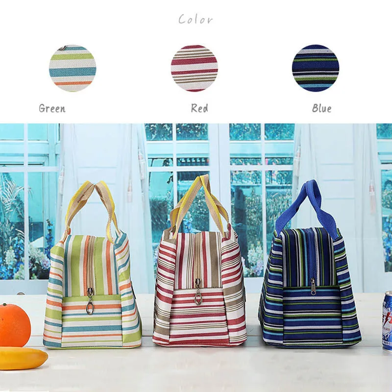 Popular Lunch Bag & Thermal Insulated Lunch Bag Tote Cooler Zipper Bag Bento Lunch Pouch bolsa termica Smile