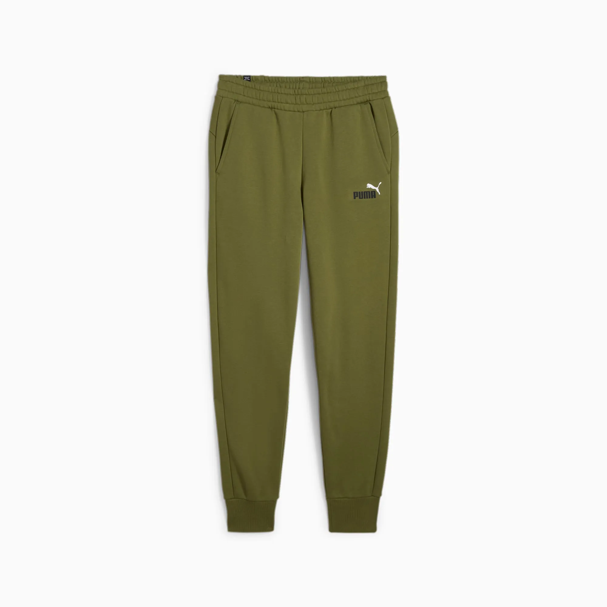 Puma 68294935 Mens Ess+ 2 Col Logo Tracksuit Pants Olive Green