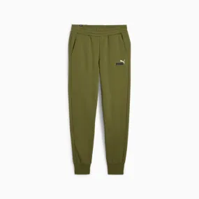 Puma 68294935 Mens Ess+ 2 Col Logo Tracksuit Pants Olive Green