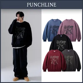 PUNCHLINE  |Unisex Street Style Hoodies & Sweatshirts