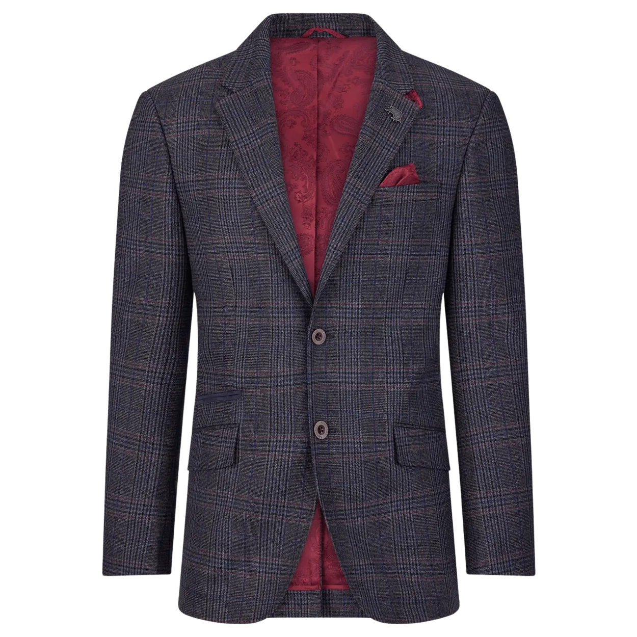 Raging Bull Check Wool Blazer