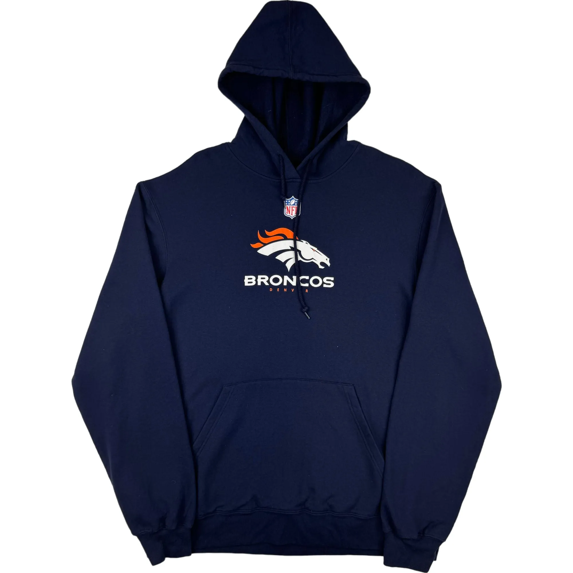 Reebok Denver Broncos NFL Logo Hoodie Navy