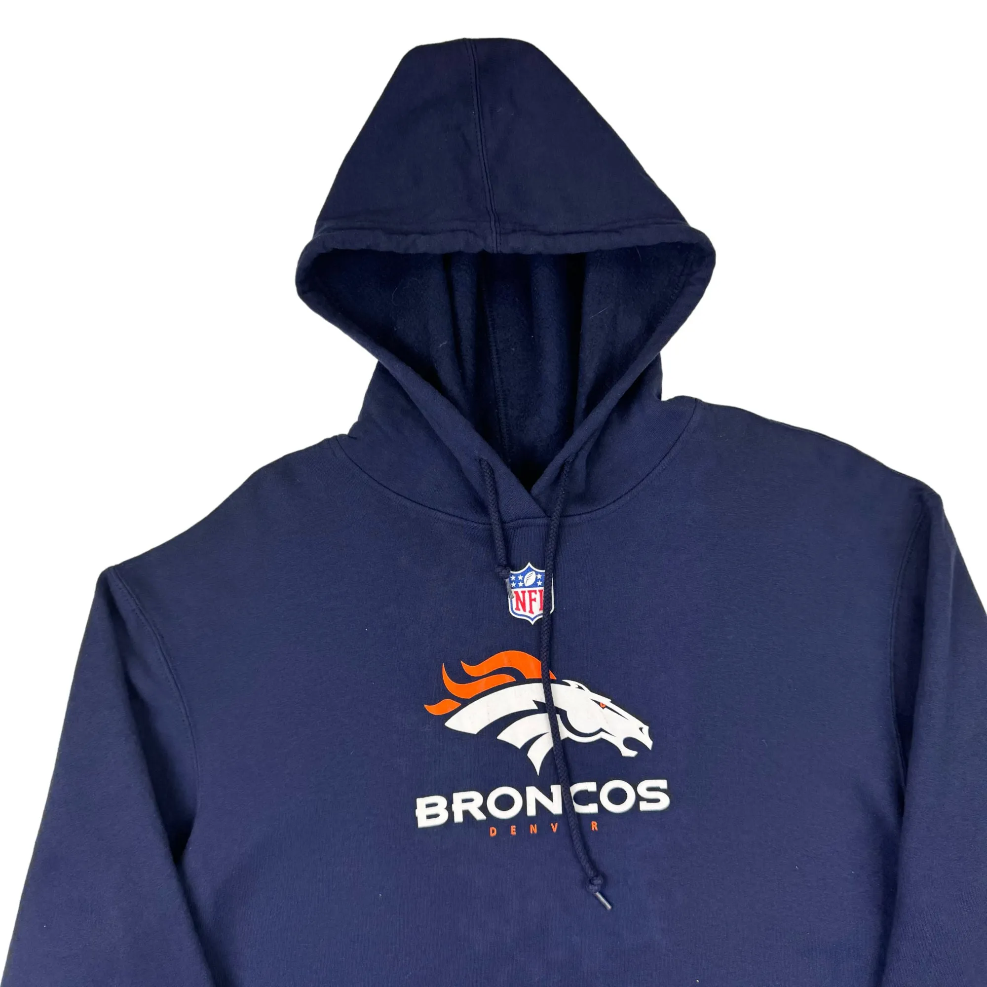 Reebok Denver Broncos NFL Logo Hoodie Navy