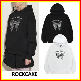 ROCKCAKE  |Street Style Cotton Logo Hoodies & Sweatshirts