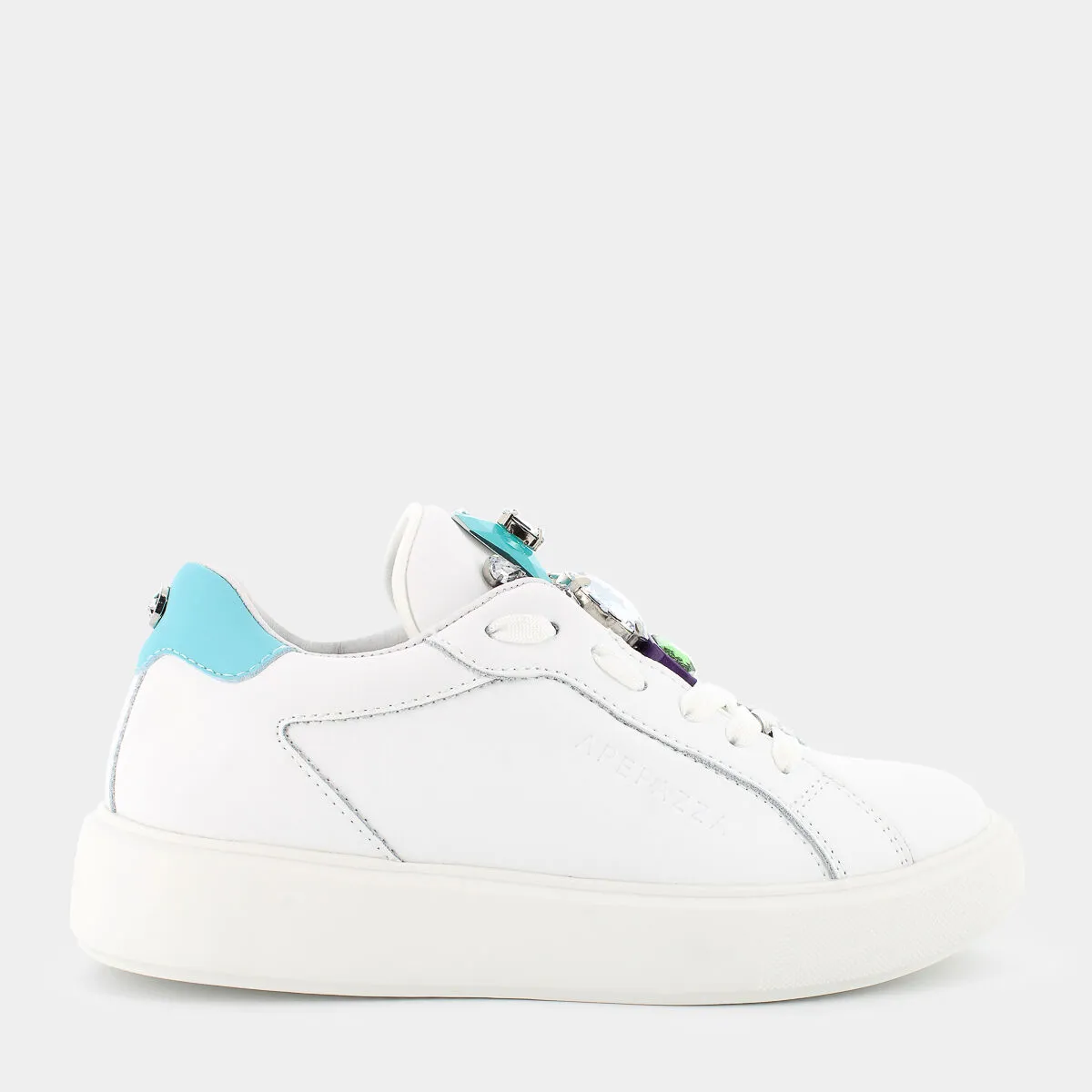 S4PUMP03PALOMABIANCO/ACQUA- SNEAKERS