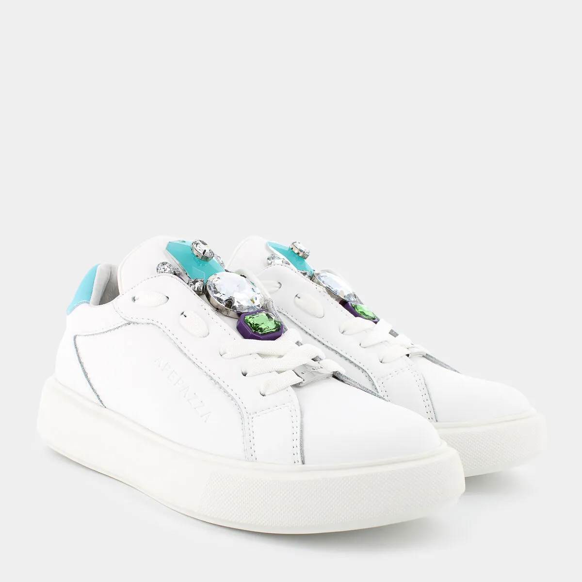 S4PUMP03PALOMABIANCO/ACQUA- SNEAKERS