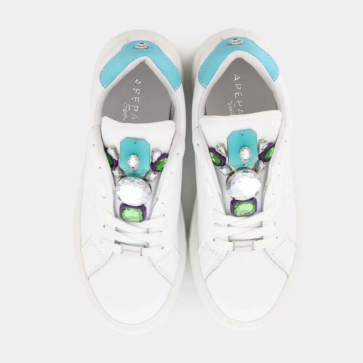 S4PUMP03PALOMABIANCO/ACQUA- SNEAKERS