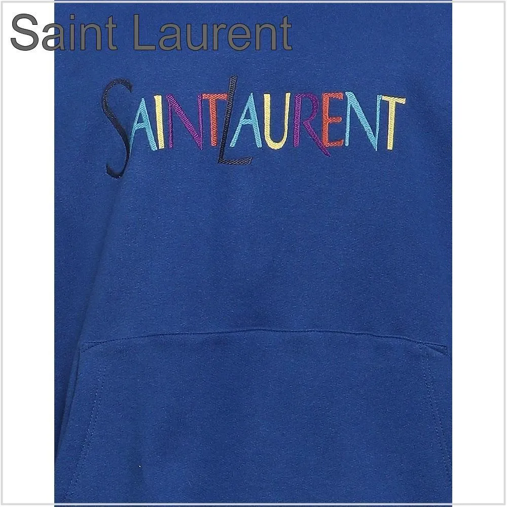 Saint Laurent  |Street Style Long Sleeves Cotton Hoodies & Sweatshirts