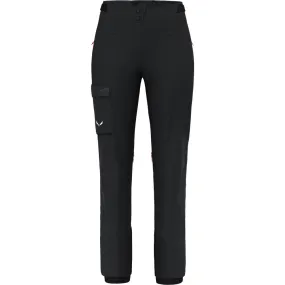 SALEWA - Sella Durastretch Hybrid Softshell Pants Women black out